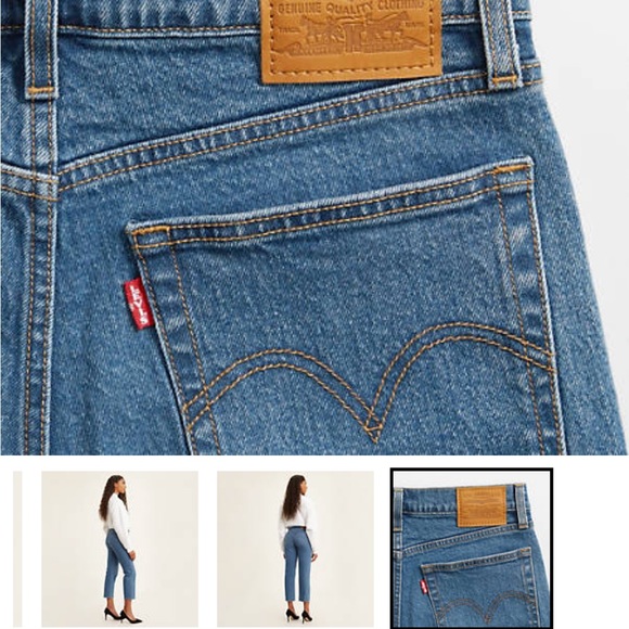 Levi’s Wedgie Striagjt Wedgie Droit Jean - Picture 2 of 6